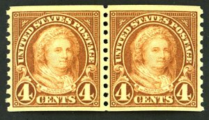 U.S. #601 MINT PAIR OG NH