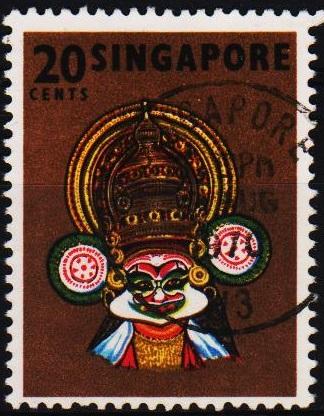 Singapore. 1968 20c S.G.107  Fine Used