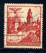 Poland under German occupation Scott # N63, used