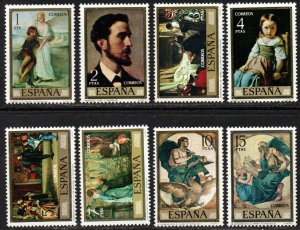 Spain Sc #1830-1837 Mint Hinged