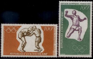  Central African Republic 1972 SC# C93-4 Olympics MNH E90