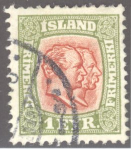 Iceland, Scott #71, Used