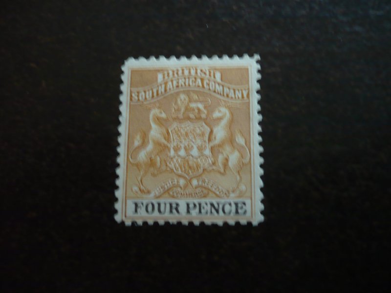 Stamps - Rhodesia - Scott# 25 - Mint Hinged Part Set of 1 Stamp