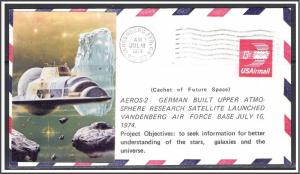 US #C83 Future Space Vandenberg AFB Cover