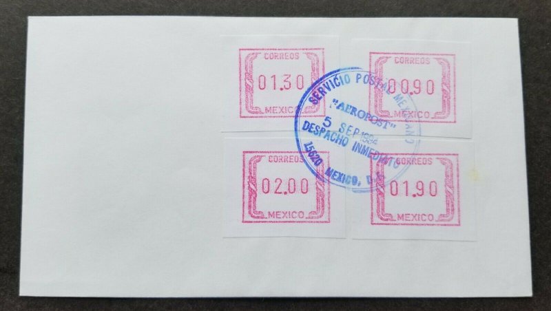 Mexico 1994 ATM (Frama Label stamp FDC) *AEROPOST *rare *see scan