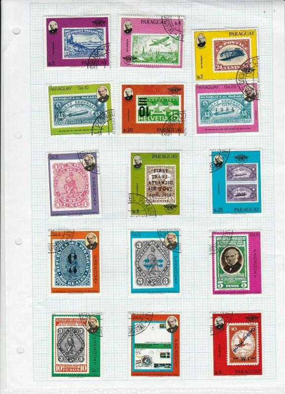 paraguay stamps page ref 17059