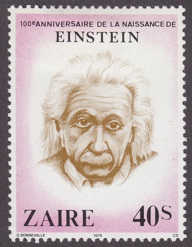 Zaire 953 Albert Einstein 1980