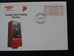 ATM Frama stamp FDC Singapore 1988 ref 98502