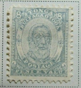 TONGA Oceania Protectorate Kingdom 1892 8d VF MNG Old Forgery A8P16F12