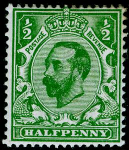 SG321 SPEC N1(1), ½d green, M MINT. DIE A