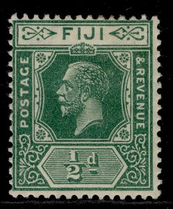 FIJI GV SG229, ½d green, M MINT.