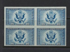 US #771 1934 AIR POST SPECIAL DELIVERY-IMPERF-BLOCK OF 4 -MINT NEVER HINGED