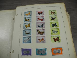 CUBA, 100s & 100s of Stamps mostly hinged on Scott pages