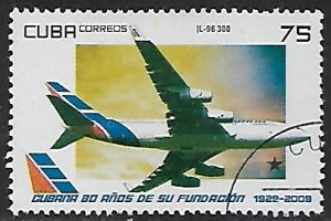 Cuba # 5025 - Airplane IL-96 - unused / CTO....{Z10}