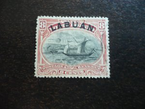 Stamps - Labuan - Scott# 54 - Used Part Set of 1 Stamp