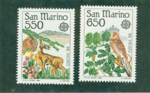 San Marino 1107-8 MNH CV$ 25.00 BIN$ 15.00