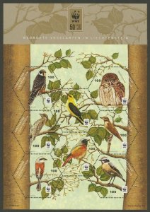 Liechtenstein Sc# 1525 MNH WWF / Endangered Birds (M/S)