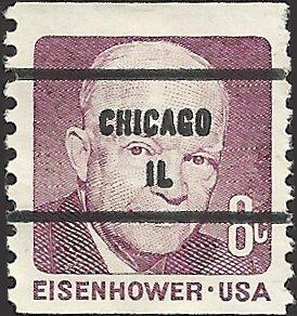 # 1402b USED PRE-CANSELED DWIGHT D. EISENHOWER