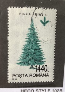 Romania 1994 Scott 3921 CTO - 1440 l,  Trees,  Picea abies