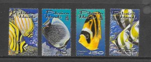 FISH - PITCAIRN ISLANDS #543-6   MNH