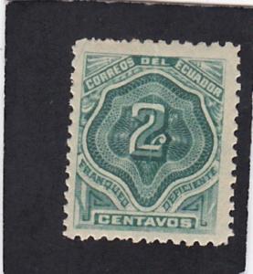 Ecuador  #  J -2   unused