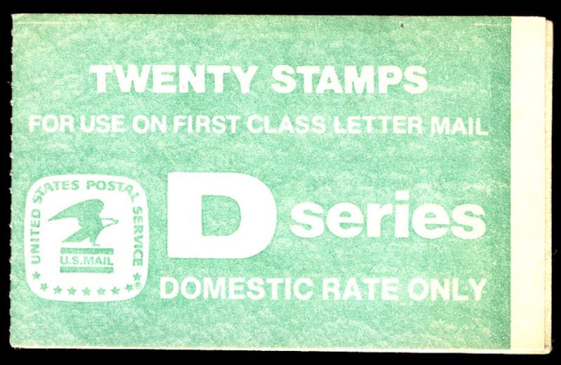 US #2113a COMPLETE BOOKLET, Retail $17.50  BK143 D STAMP, VF mint never hinge...