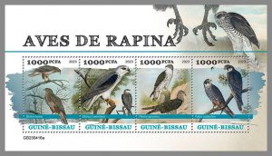 GUINEA-BISSAU 2023 MNH Birds of Prey M/S #416a