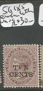 Ceylon SG 185 Broken Title MOG (5cmm)