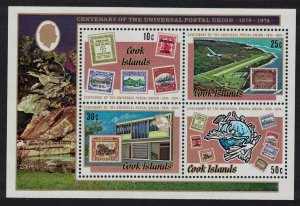 Cook Is. Centenary of UPU MS 1974 MNH SG#MS499