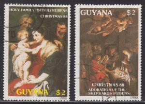 Guyana 1992a-b  Christmas 1988