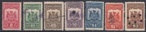 Canada Revenue OST1 Mint; OST4,6,8,10,11,13 Used Ontario Stock Transfer Stamps