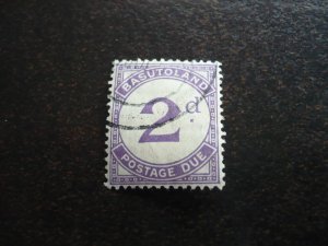 Stamps - Basutoland - Scott# J2 - Used Part Set of 1 Stamp