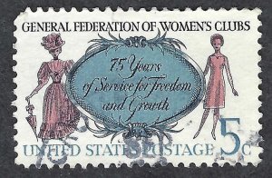 United States #1316 5¢ Federation of Women's Clubs (1966). Used.