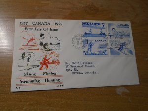 Canada  #  365-68   FDC   Cachet  H&E     Addressed