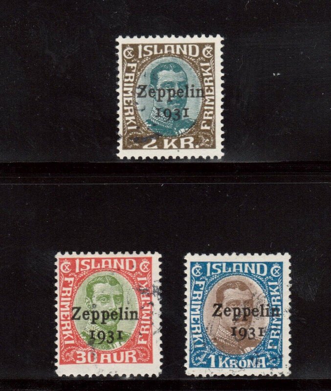 Iceland #C9 #C10 #C11 Used Set