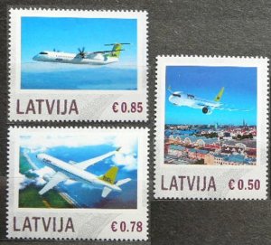 2014 Latvia 892-894 Airplane 4,80 €