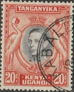 Kenya, Uganda,& Tanganyika #74c Used From 1935-54