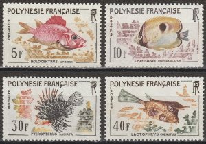 EDSROOM-17020 French Polynesia 199-202 MNH 1962 Complete Fish CV$38.50