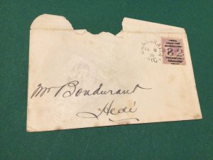 Australia Victoria Wangaratta  1898 stamps cover Ref 62223 