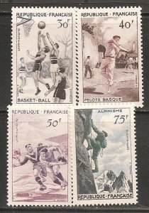 France SC 801-4 Mint, Never Hinged