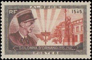 Algeria #B62, Complete Set, 1951, Hinged