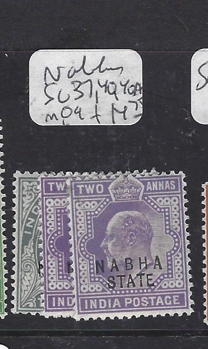 INDIA NABHA (PP0508B)  KGV  2A  SG  37, 40-40A   MOG