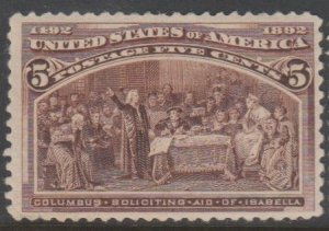U.S. Scott Scott #234 Columbian Stamp - Mint Single