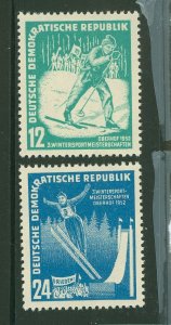 German Democratic Republic (DDR) #94-95 Unused Single (Complete Set)