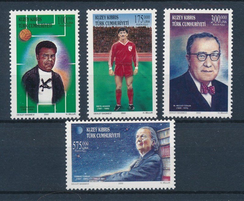 [118574] Turkish Cyprus 2002 Sport Football soccer  MNH