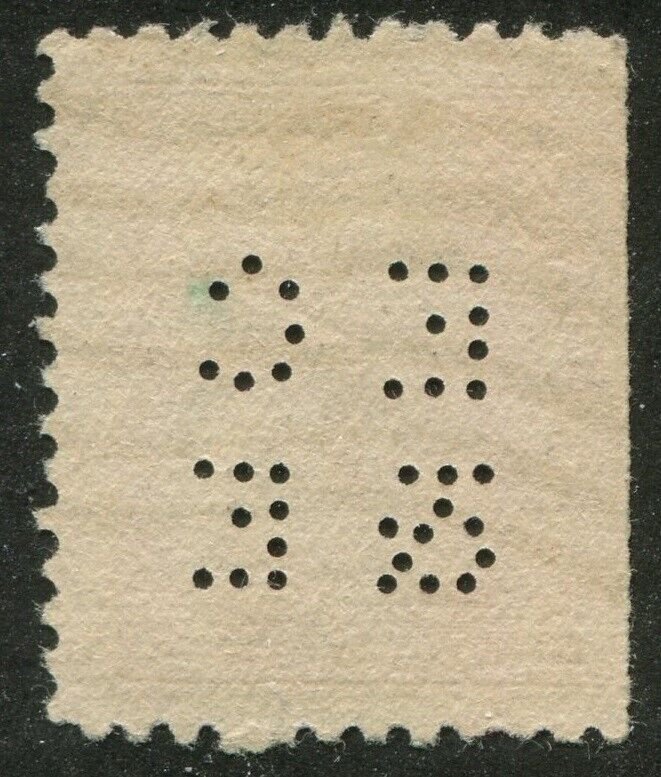 Canada #106 Used Admiral EC/&E Perfin E6