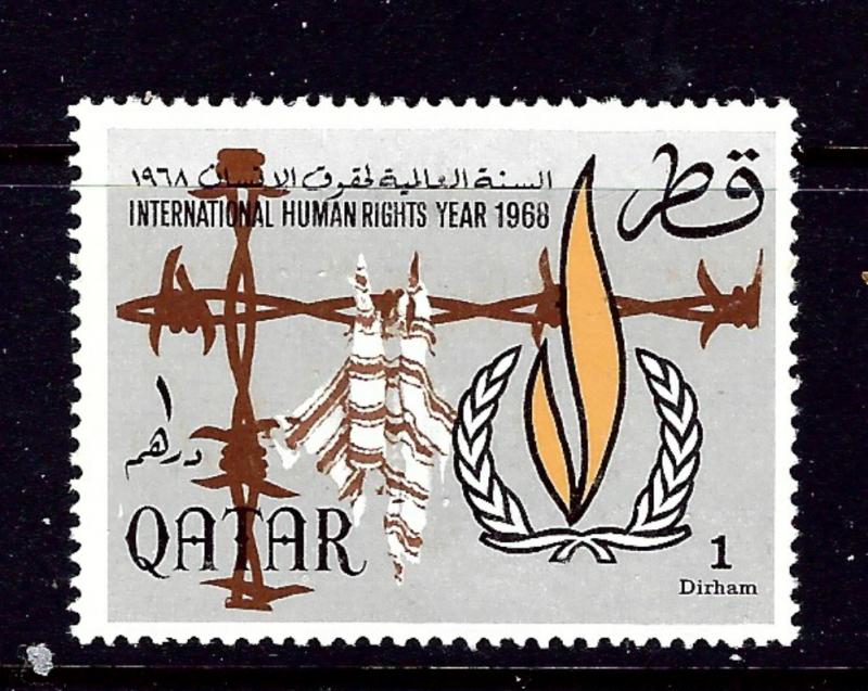 Qatar 128 MH 1968 Human Rights