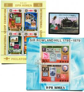 Korea  SC#1924a, 2123a,  3 Souvenir Sheets