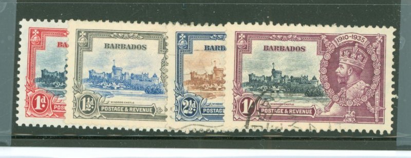 Barbados #186-189 Used Single (Complete Set) (Jubilee)