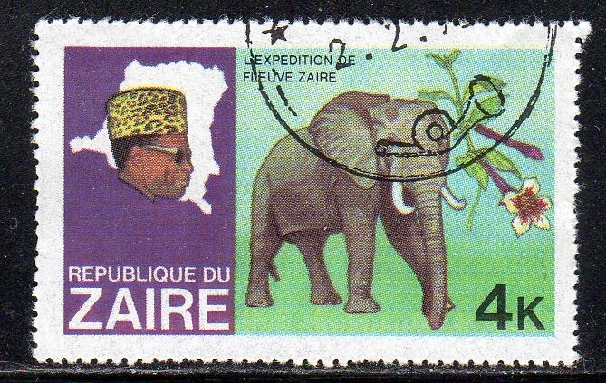 Zaire 904 - Cto - Elephant